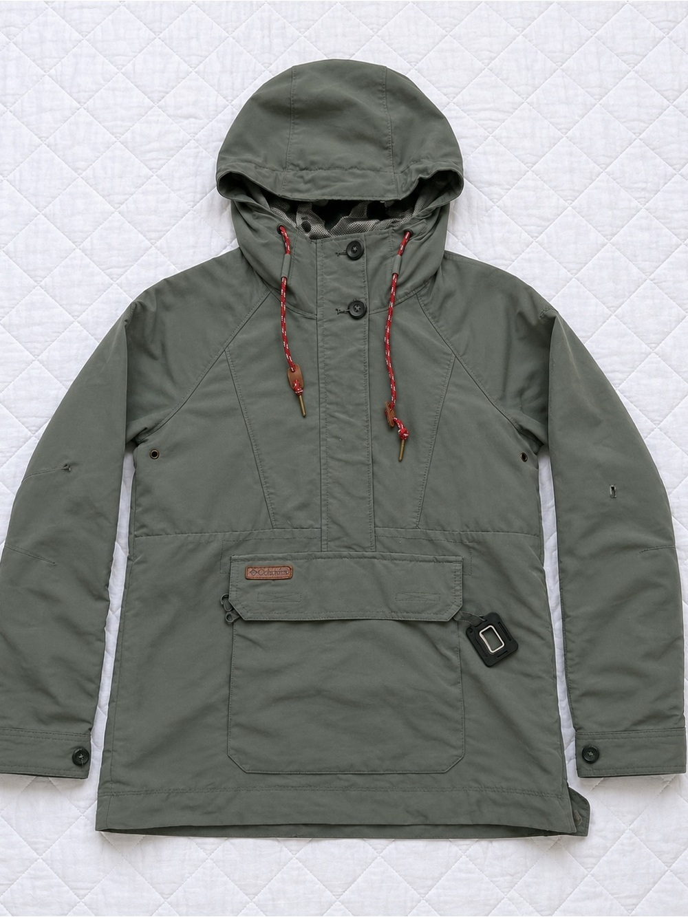Columbia South Canyon Creek Anorak Jacket XS Olive Green Hooded​